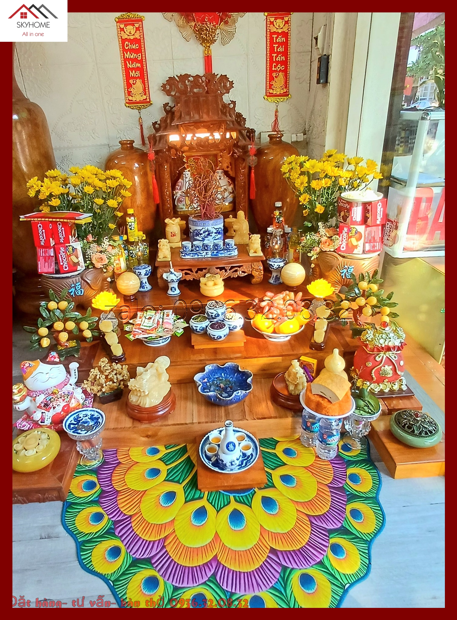 Bàn thờ Thần Tài – Ông Địa hợp phong thủy: Hướng dẫn chi tiết